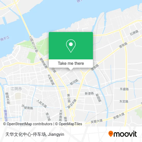 天华文化中心-停车场 map