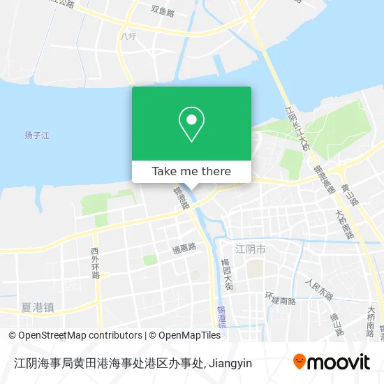 江阴海事局黄田港海事处港区办事处 map