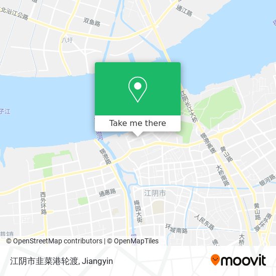 江阴市韭菜港轮渡 map