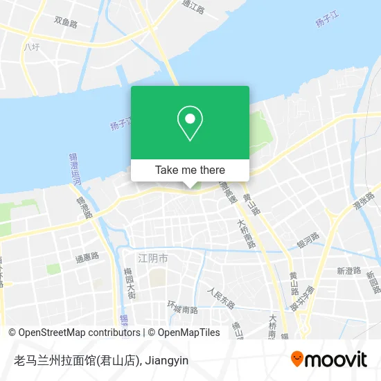 老马兰州拉面馆(君山店) map