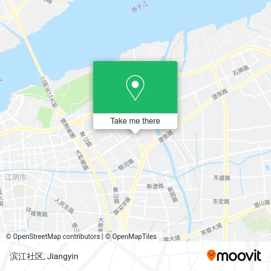 滨江社区 map