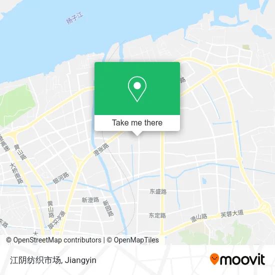 江阴纺织市场 map