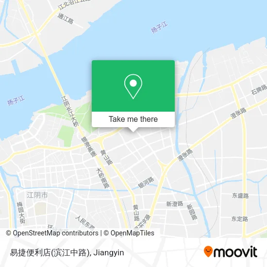 易捷便利店(滨江中路) map