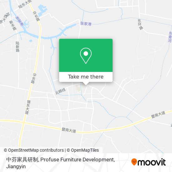 中芬家具研制, Profuse Furniture Development map