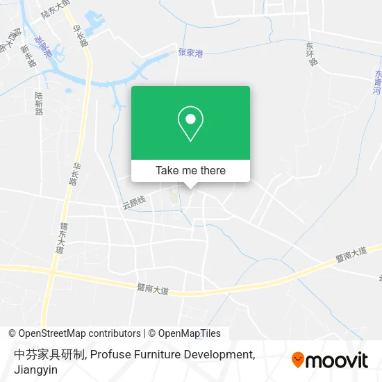 中芬家具研制, Profuse Furniture Development map