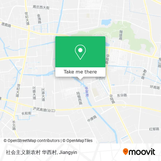 社会主义新农村 华西村 map