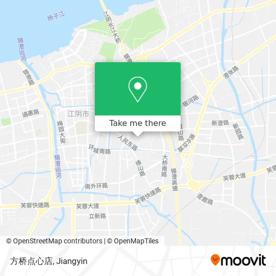 方桥点心店 map