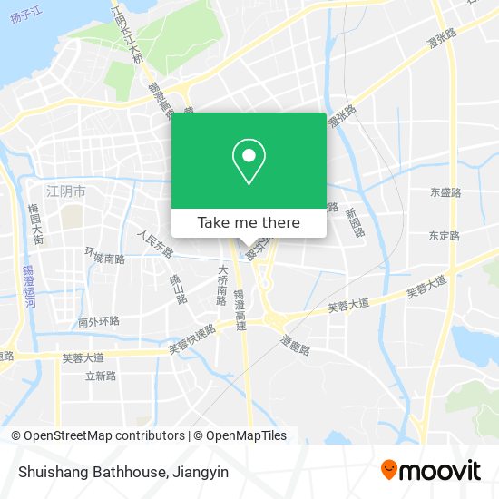 Shuishang Bathhouse map