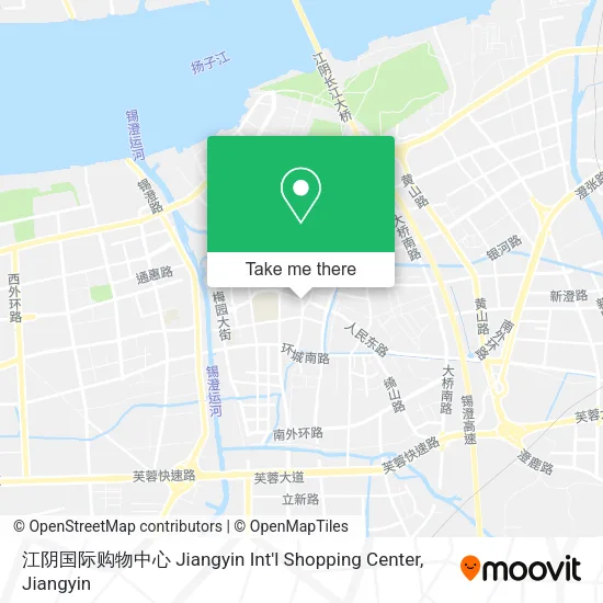 江阴国际购物中心 Jiangyin Int'l Shopping Center map