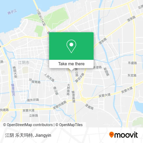 江阴 乐天玛特 map