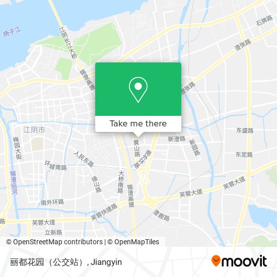 丽都花园（公交站） map