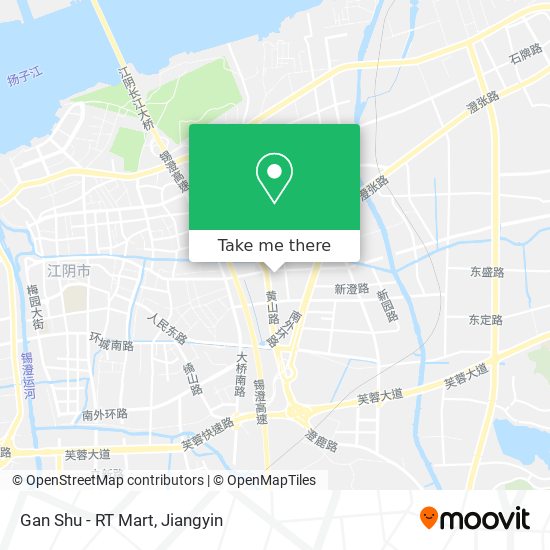 Gan Shu - RT Mart map