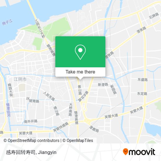 感寿回转寿司 map