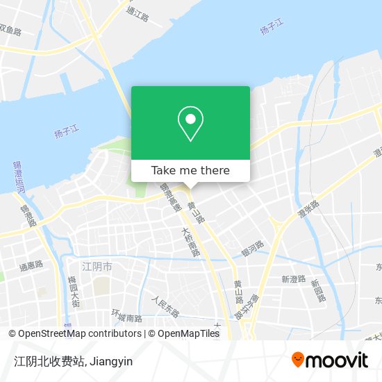 江阴北收费站 map