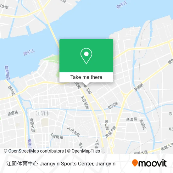 江阴体育中心 Jiangyin Sports Center map