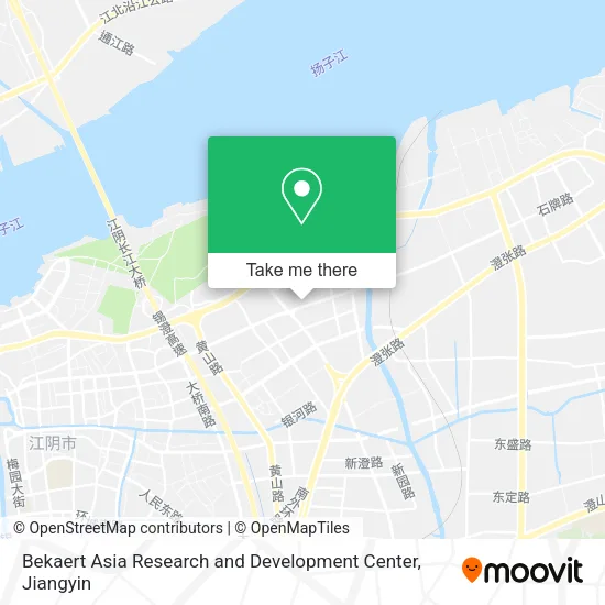 Bekaert Asia Research and Development Center map