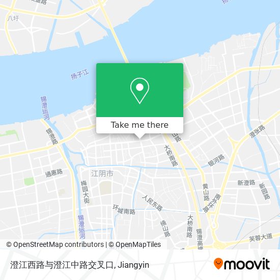 澄江西路与澄江中路交叉口 map