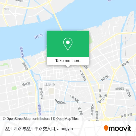澄江西路与澄江中路交叉口 map