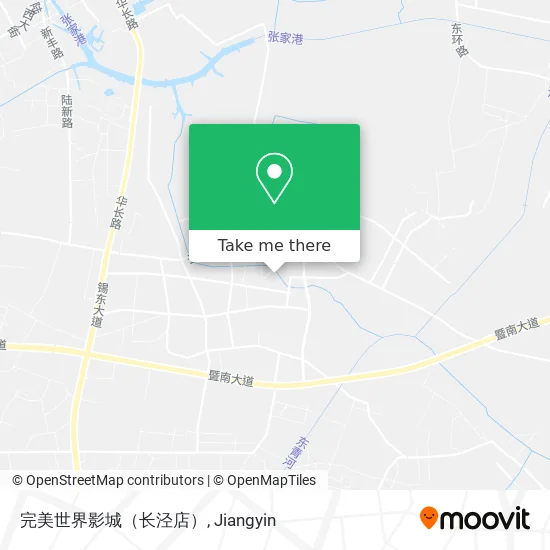 完美世界影城（长泾店） map