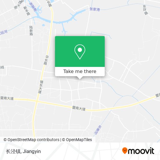 长泾镇 map