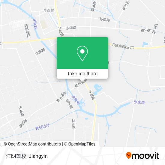 江阴驾校 map