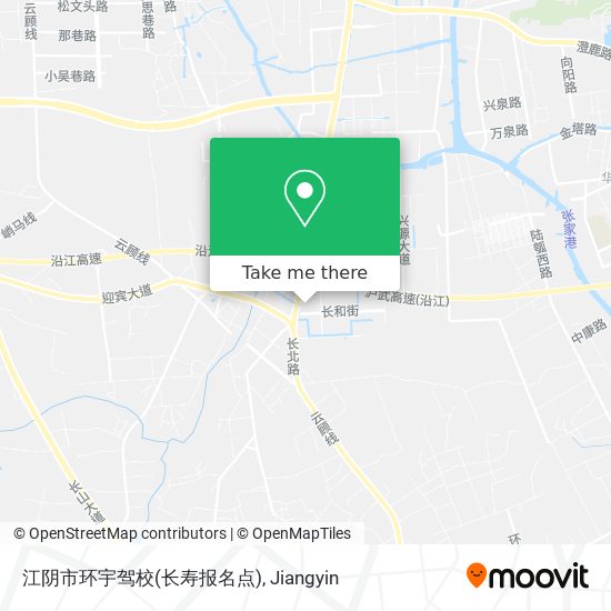 江阴市环宇驾校(长寿报名点) map