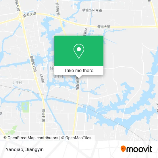 Yanqiao map