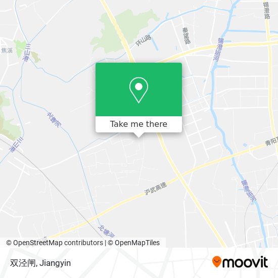 双泾闸 map