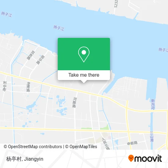 杨亭村 map