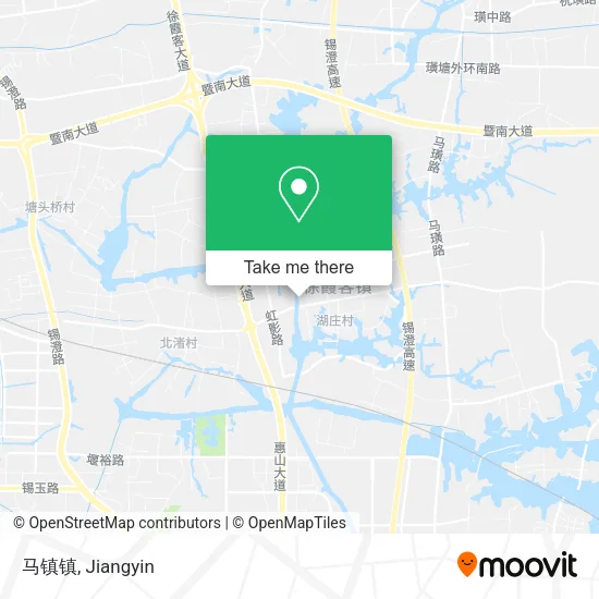 马镇镇 map