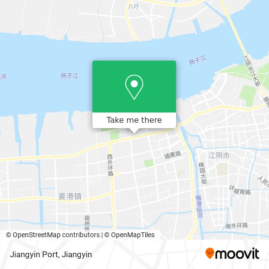 Jiangyin Port map