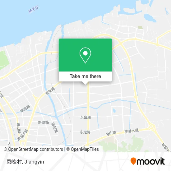 勇峰村 map