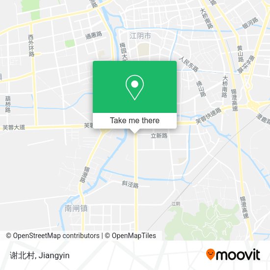 谢北村 map