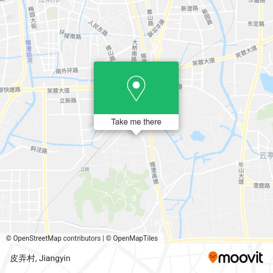皮弄村 map