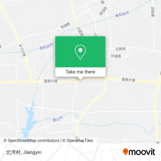 北湾村 map