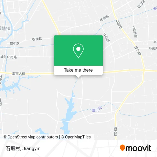 石堰村 map