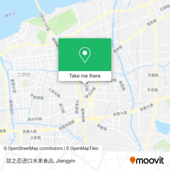 甜之恋进口水果食品 map