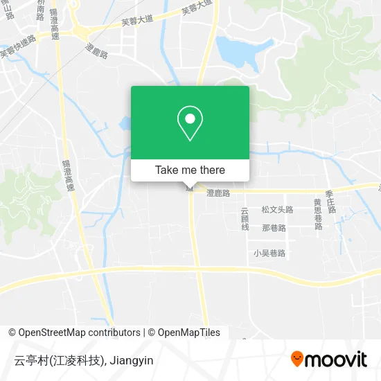 云亭村(江凌科技) map