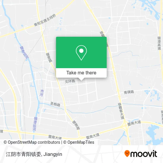 江阴市青阳镇委 map