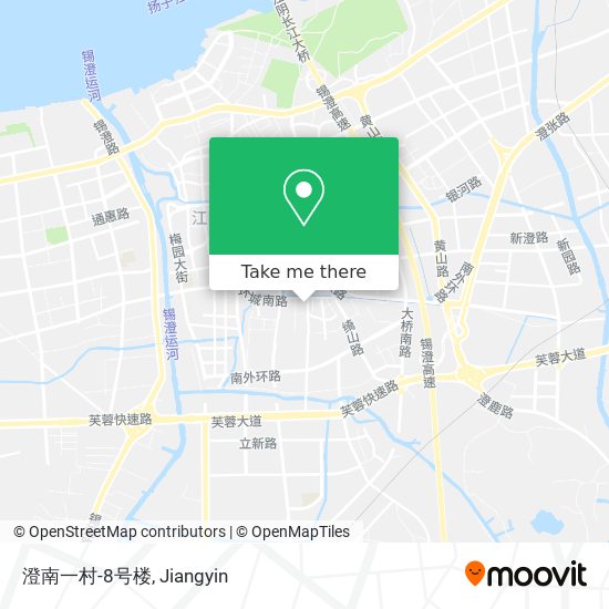 澄南一村-8号楼 map