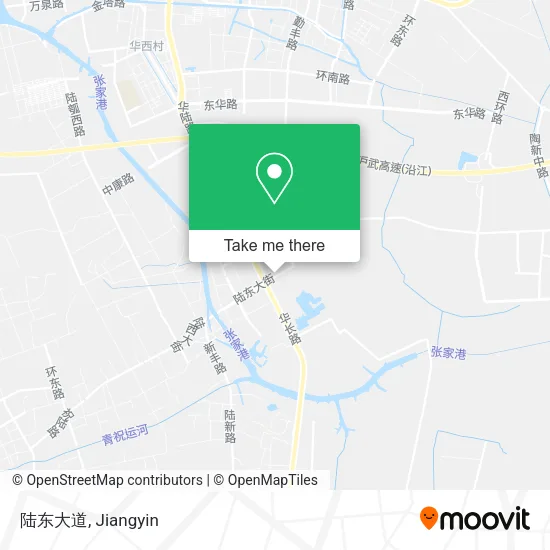 陆东大道 map