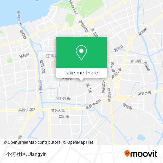 小河社区 map