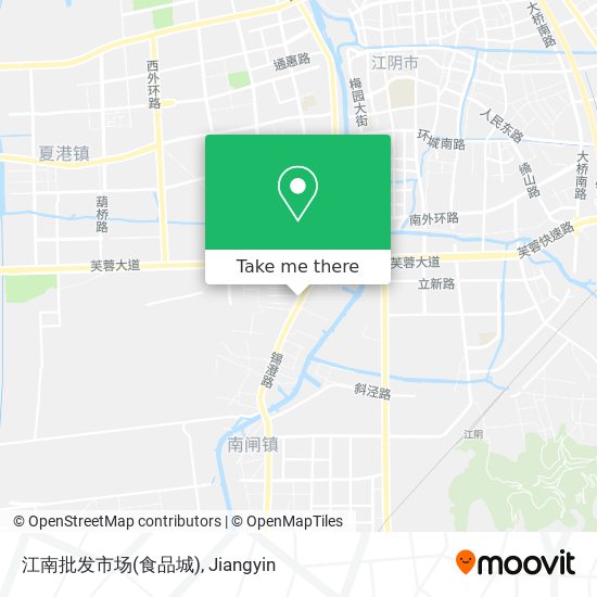 江南批发市场(食品城) map