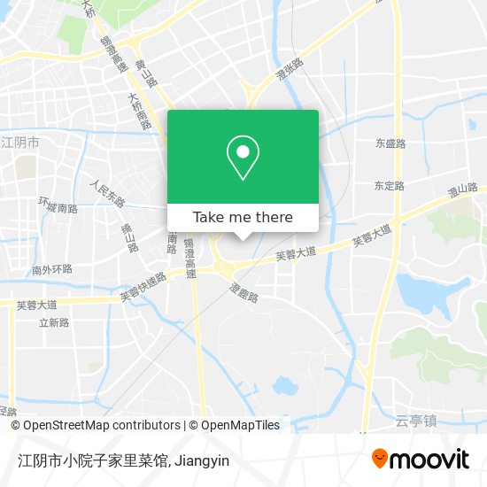 江阴市小院子家里菜馆 map
