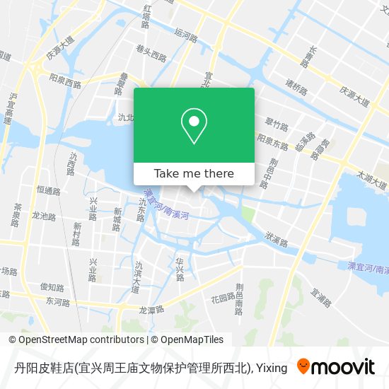 丹阳皮鞋店(宜兴周王庙文物保护管理所西北) map