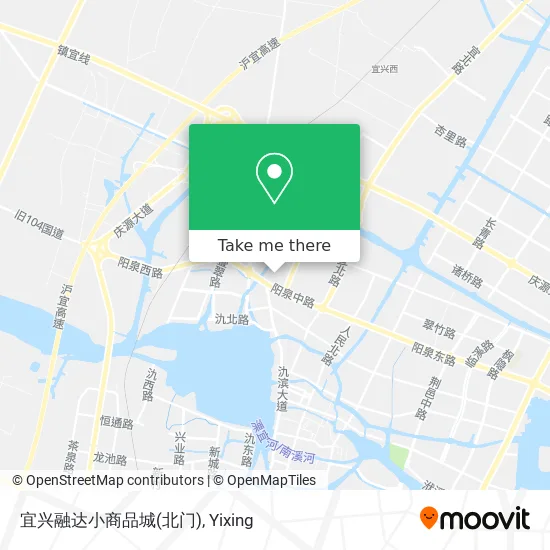 宜兴融达小商品城(北门) map