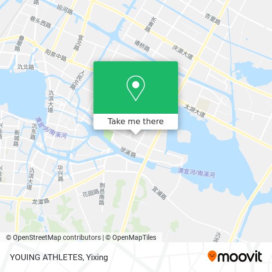 YOUING ATHLETES map