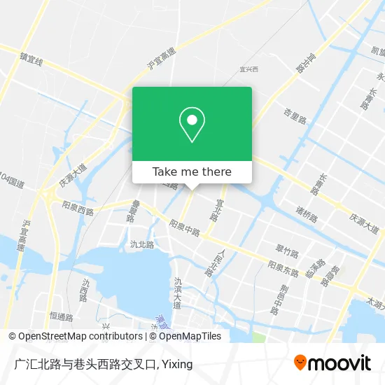 广汇北路与巷头西路交叉口 map