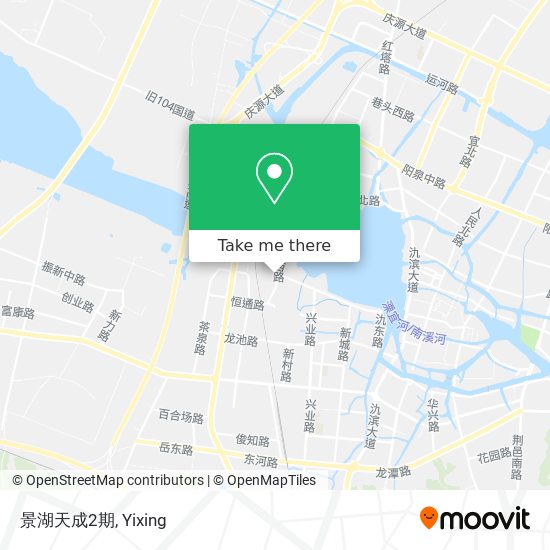 景湖天成2期 map