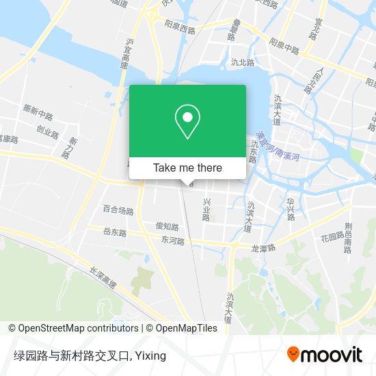 绿园路与新村路交叉口 map